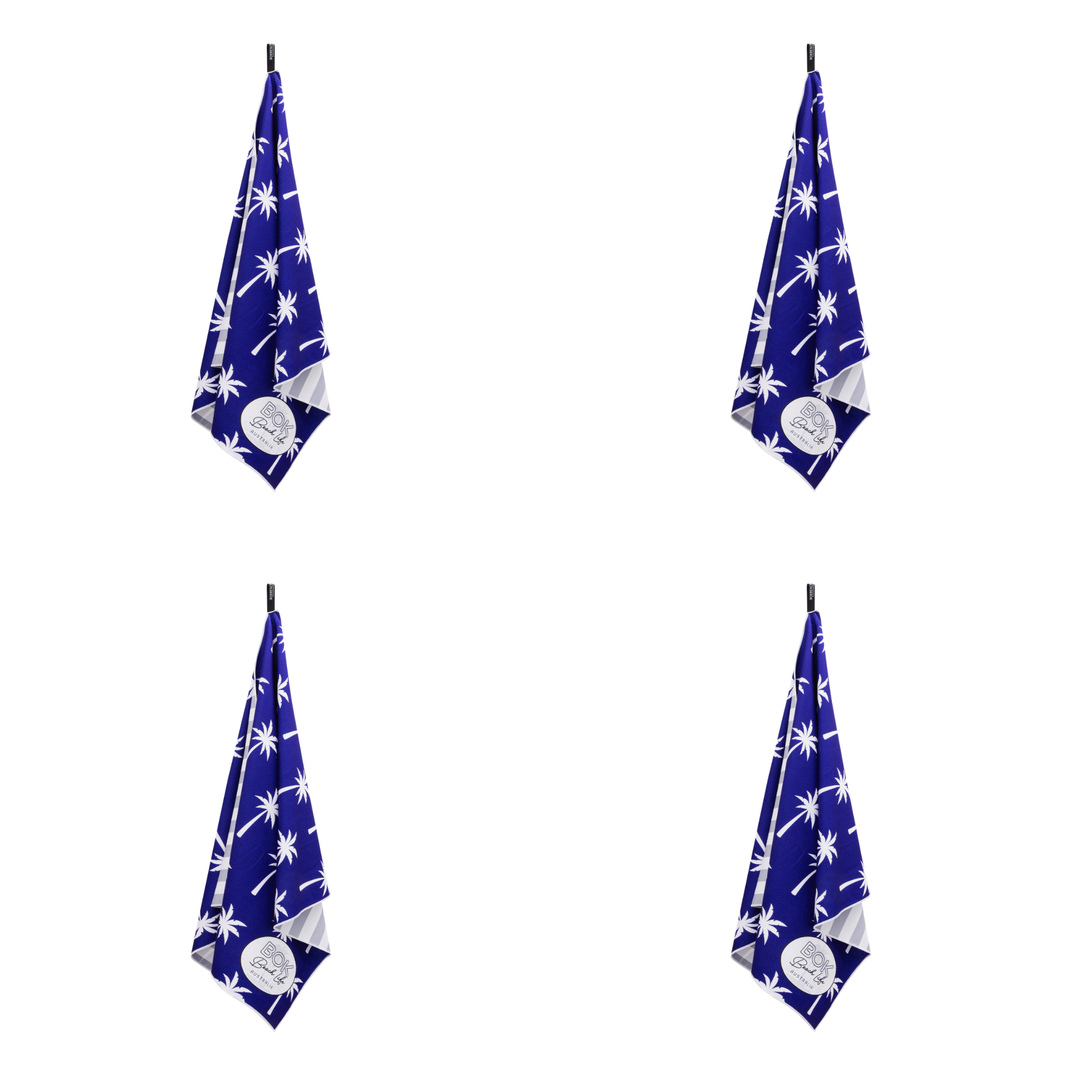 COASTAL BREEZE TOWEL SET - PACK OF 4