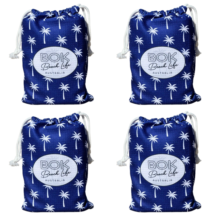 COASTAL BREEZE TOWEL SET - PACK OF 4