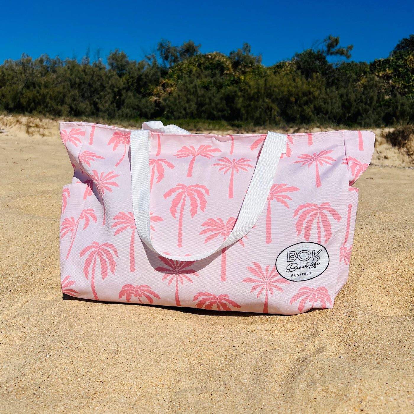 BLUSHING PALMS- Weekender Beach Bag