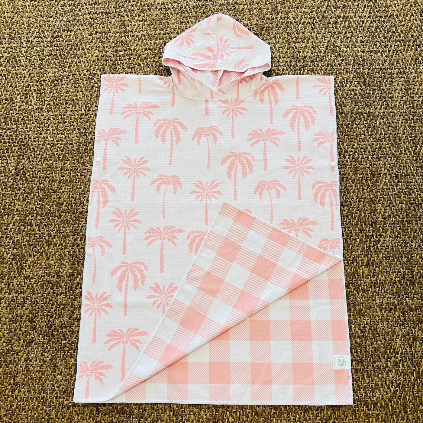 BLUSHING PALMS - Poncho Towel