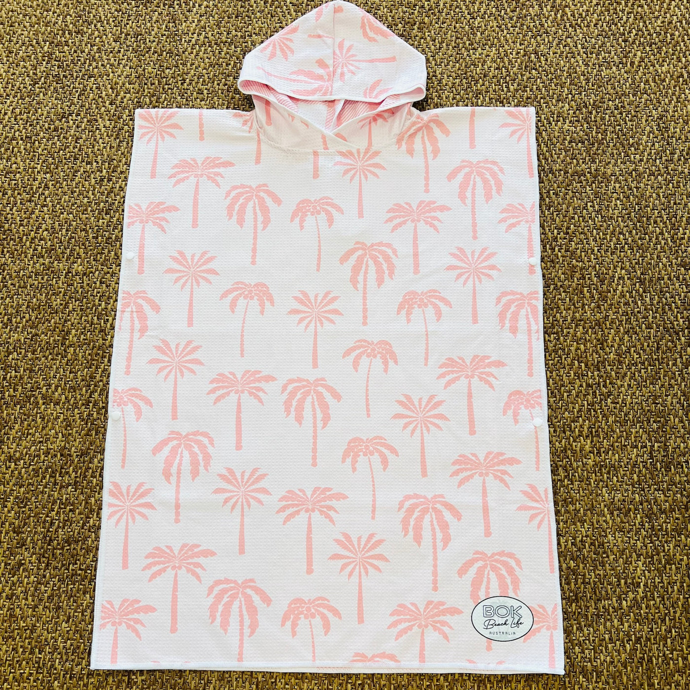 BLUSHING PALMS - Poncho Towel
