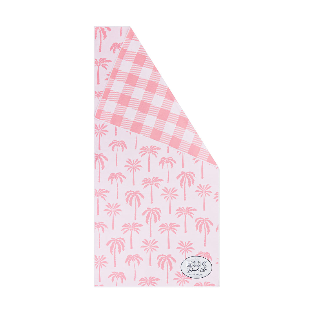 Blushing Palms - Sand Free Towel