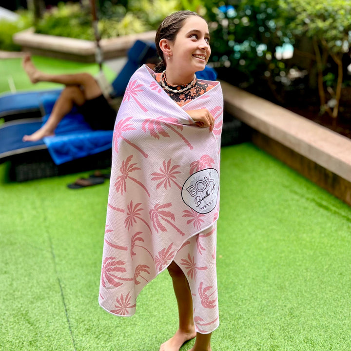 Blushing Palms - Sand Free Towel