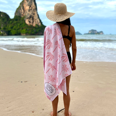 Blushing Palms - Sand Free Towel