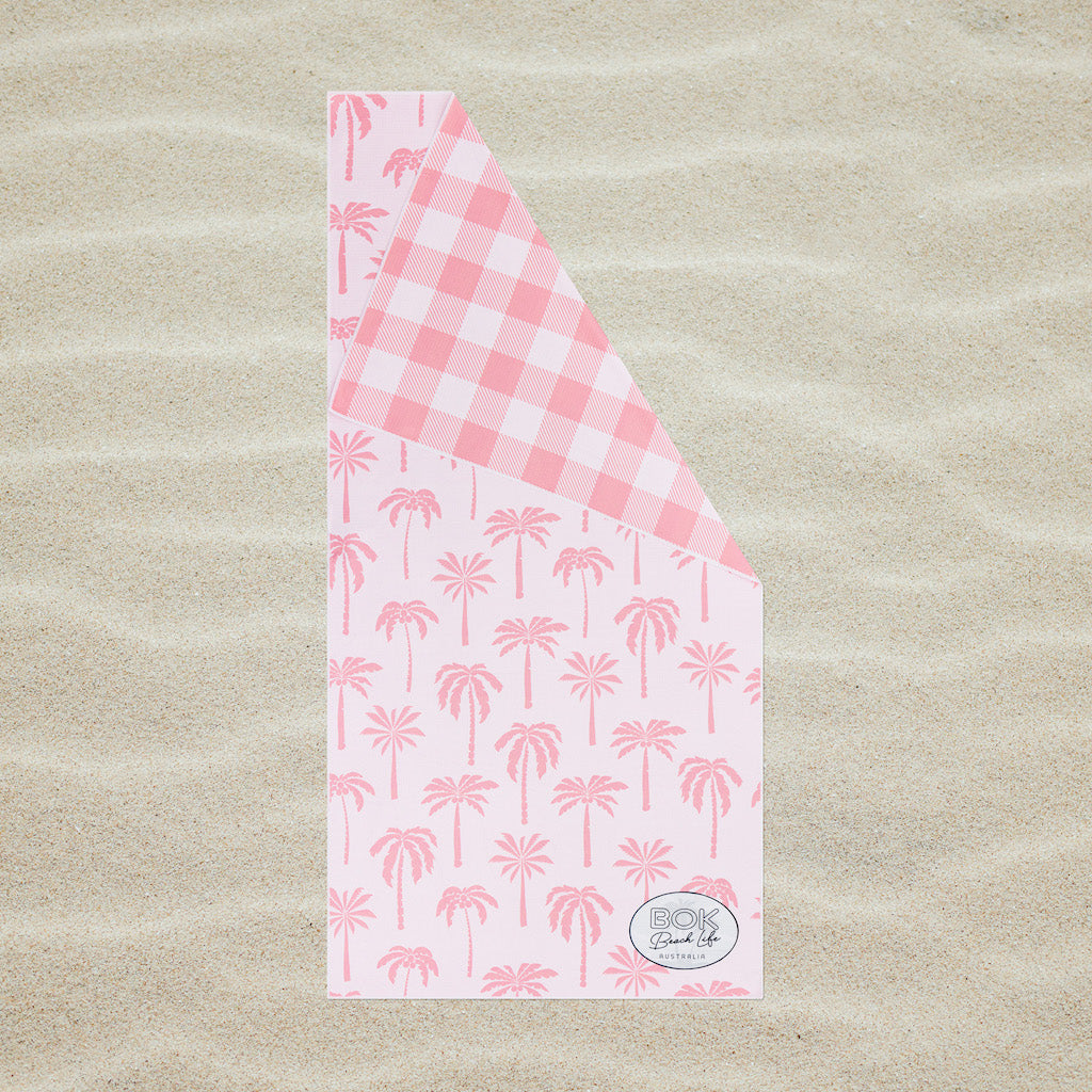 Blushing Palms - Sand Free Towel