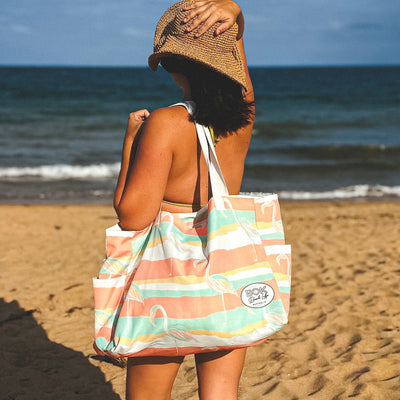 FLAMINGO QUAYS - Weekender Beach Bag