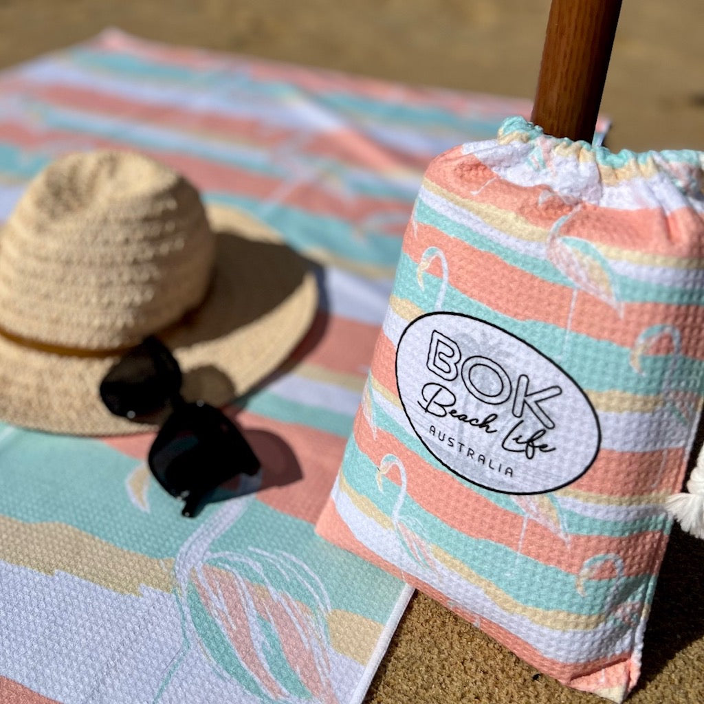 Flamingo Quays - Sand Free Towel