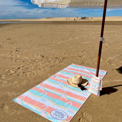 Flamingo Quays - Sand Free Towel
