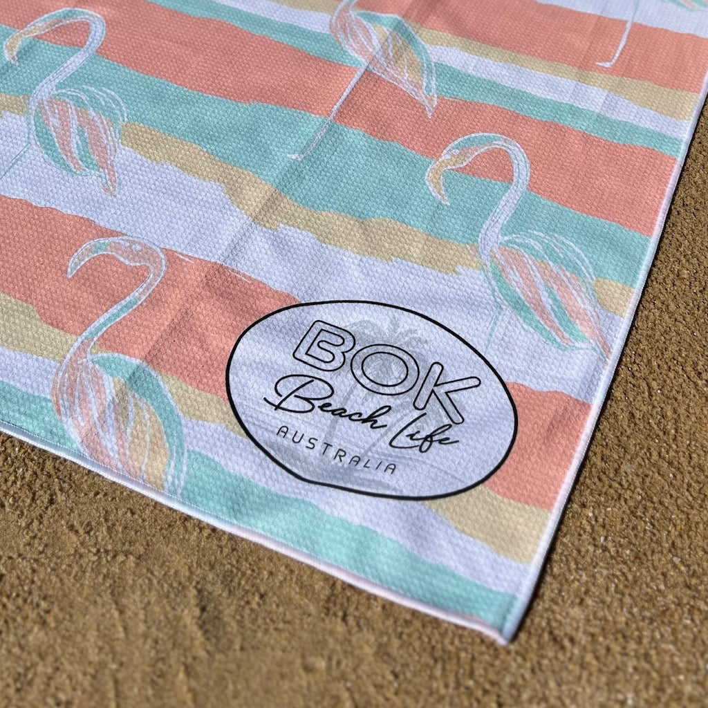 Flamingo Quays - Sand Free Towel
