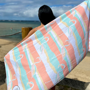 Flamingo Quays - Sand Free Towel