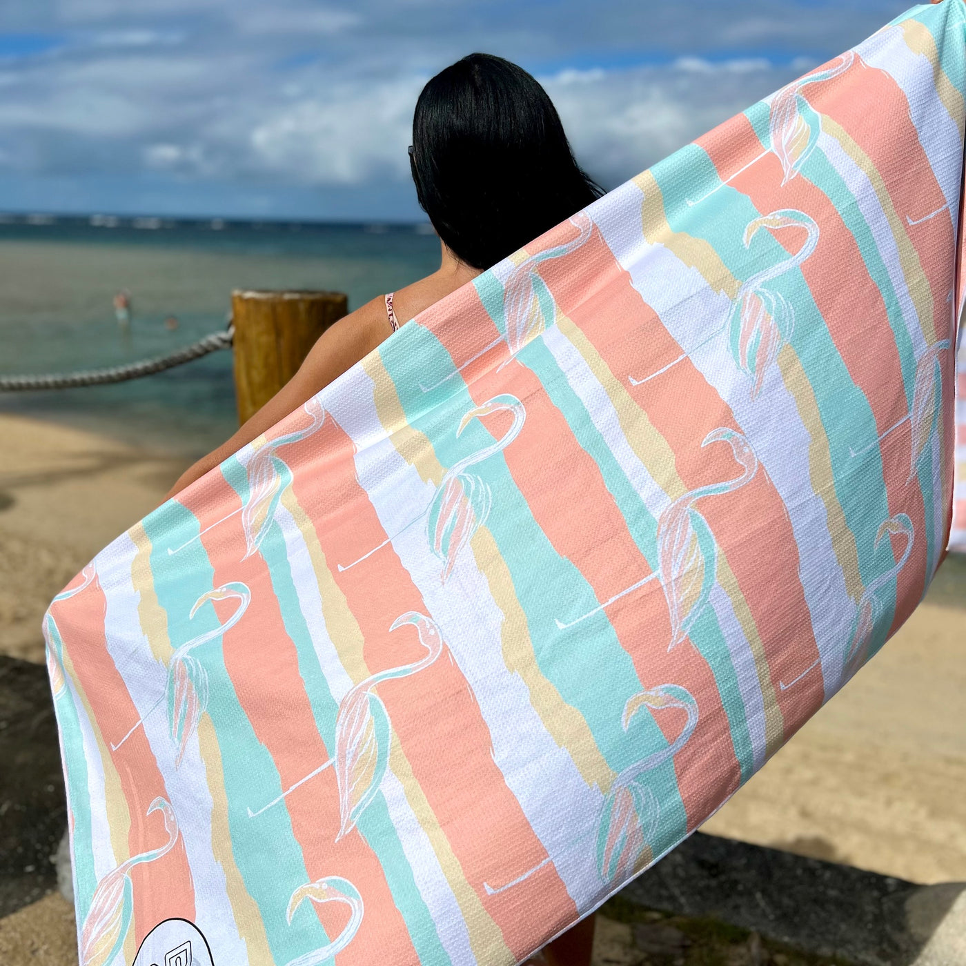 Flamingo Quays - Sand Free Towel
