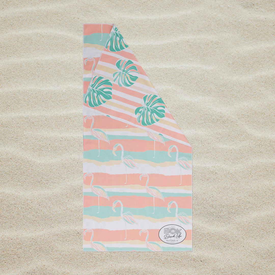 Flamingo Quays - Sand Free Towel