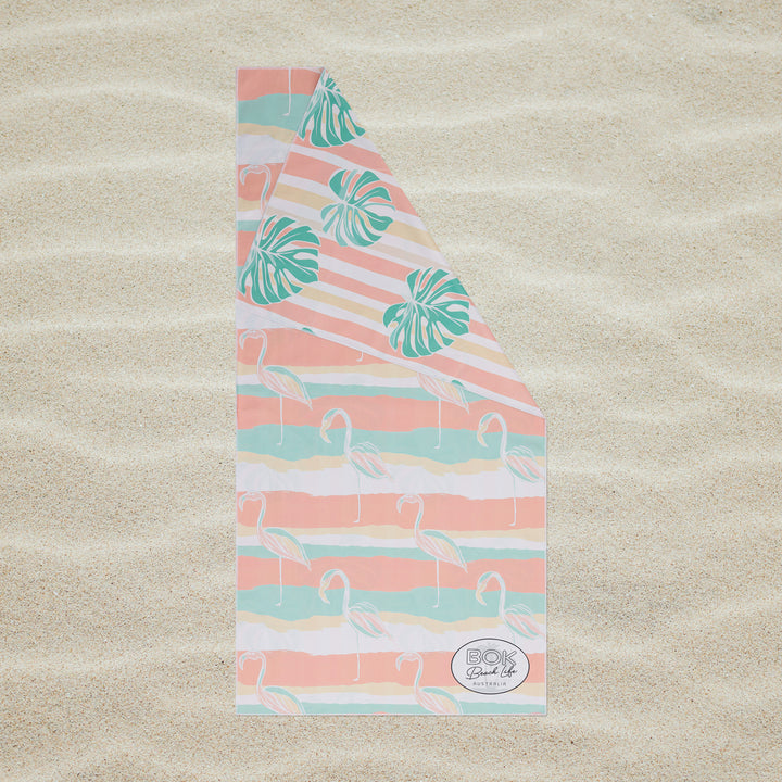 Flamingo Quays - Sand Free Towel