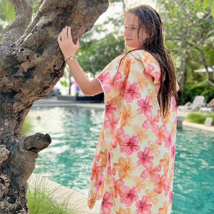 HIBISCUS BLISS - Poncho Towel