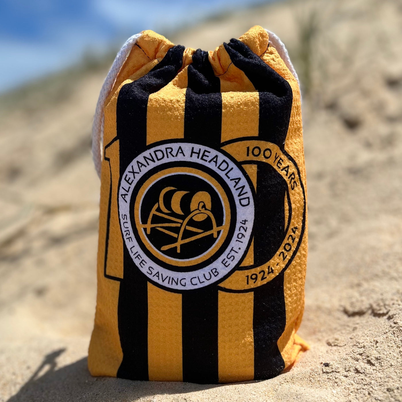 100 Year Alexandra Headland Surf Club -  Sand Free Towel