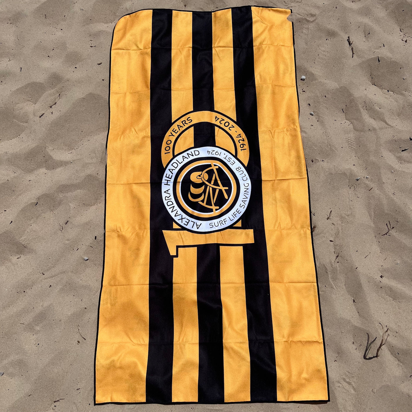 100 Year Alexandra Headland Surf Club -  Sand Free Towel