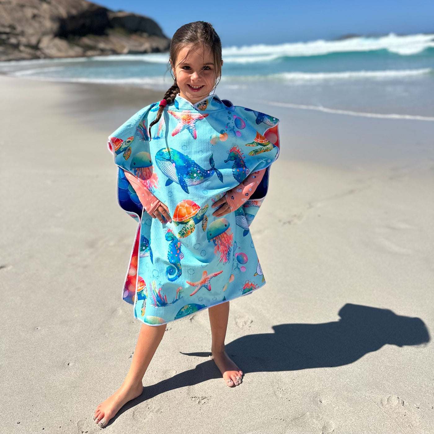 RAINBOWS END - Poncho Towel