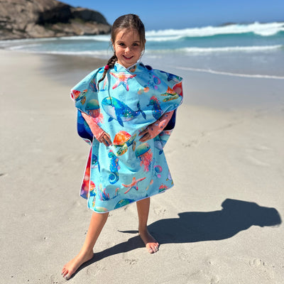 RAINBOWS END - Poncho Towel