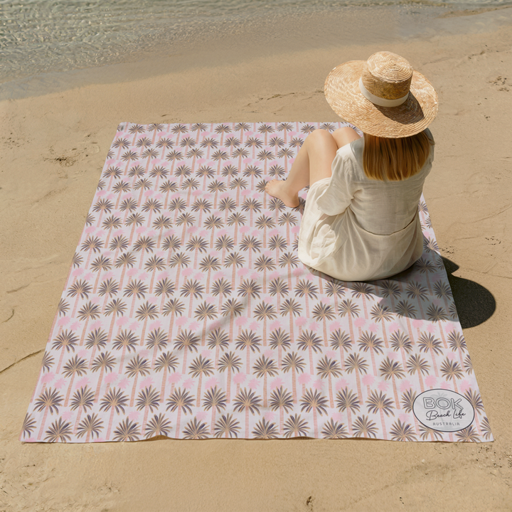 Swaying Palms - Beach Blanket