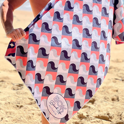 Tidal Groove - Sand Free Towel