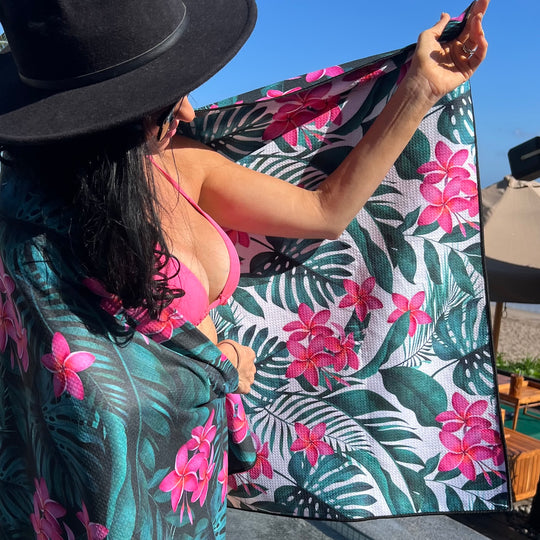 Tropical Bloom - Sand Free Towel