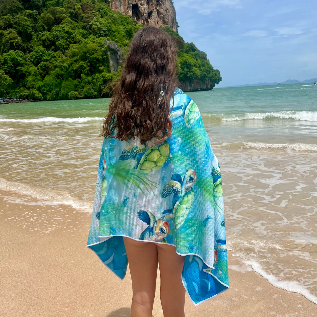 Turtle Trails - Sand Free Towel