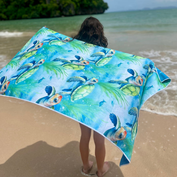 Turtle Trails - Sand Free Towel