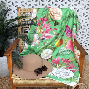 Flamenco Flowers - Sand Free Towel