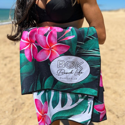 Tropical Bloom - Sand Free Towel